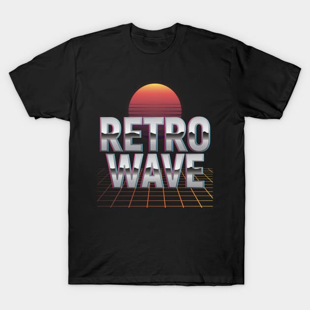 Retrowave Synthesizer Dj T-Shirt by MooonTees